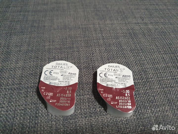 Линзы контактные dailies total 1