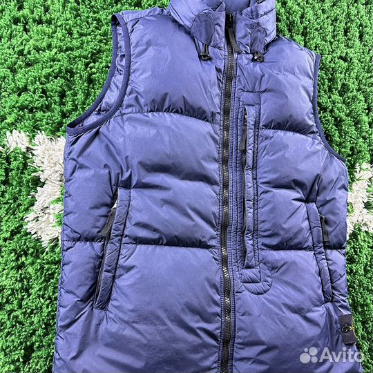 Жилет Stone Island Garment Dyed Crinkle Reps Ny