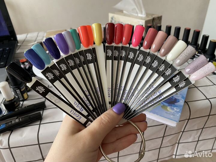 Набор для маникюра: фрезер, лампы и гель лаки