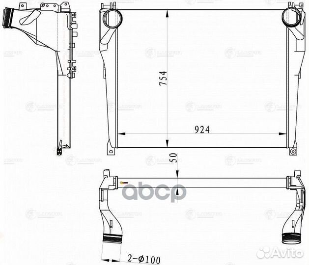 Интеркулер lric1519 luzar