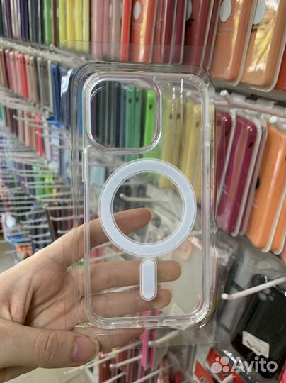 Чехол MagSafe для айфон с магнитом