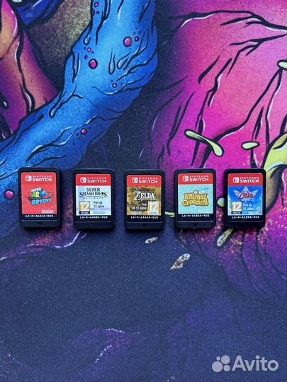 Картриджи для nintendo switch
