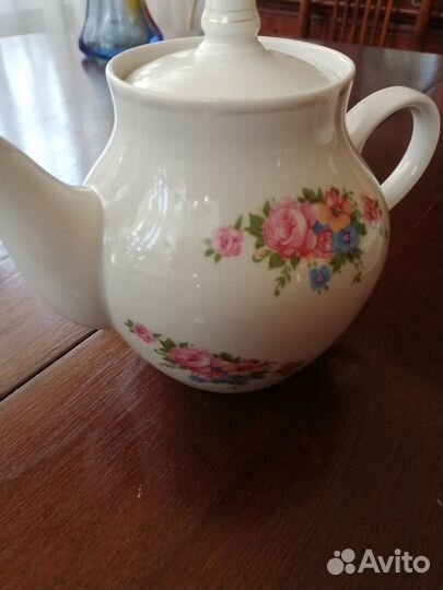 Тарелки чайник сахарница Дулево СССР