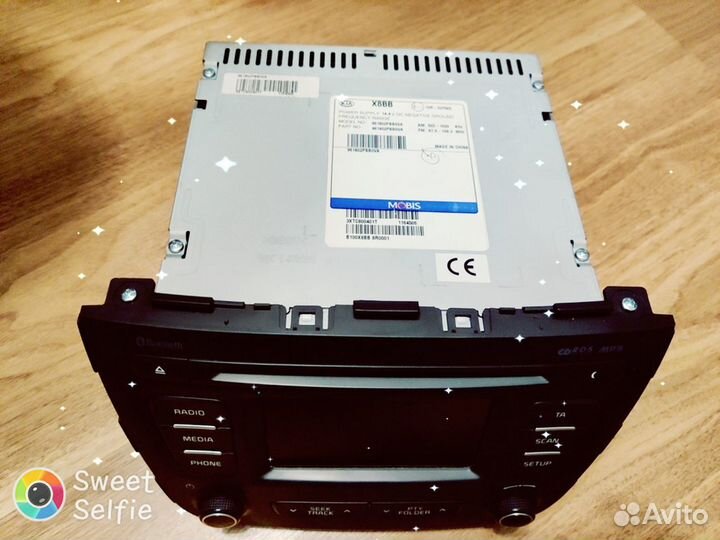 Штатная автомагнитола на KIA sorento