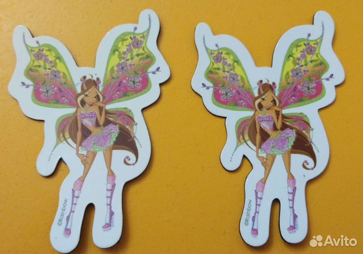 Winx и поппикси - киндеры, магниты, значки