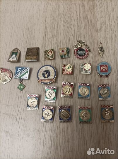 Значки СССР спорт