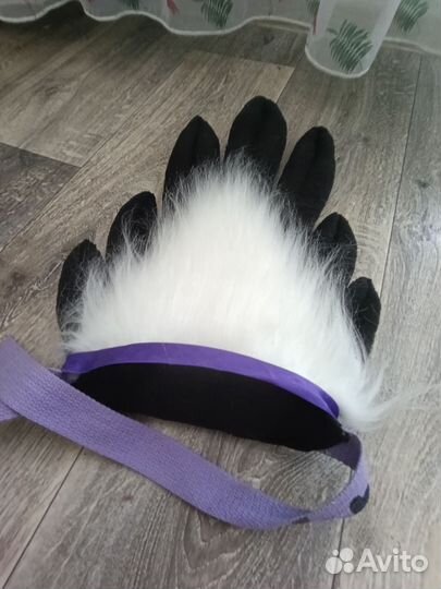 Хвост птицы для маски раптора, фурри фурсьют