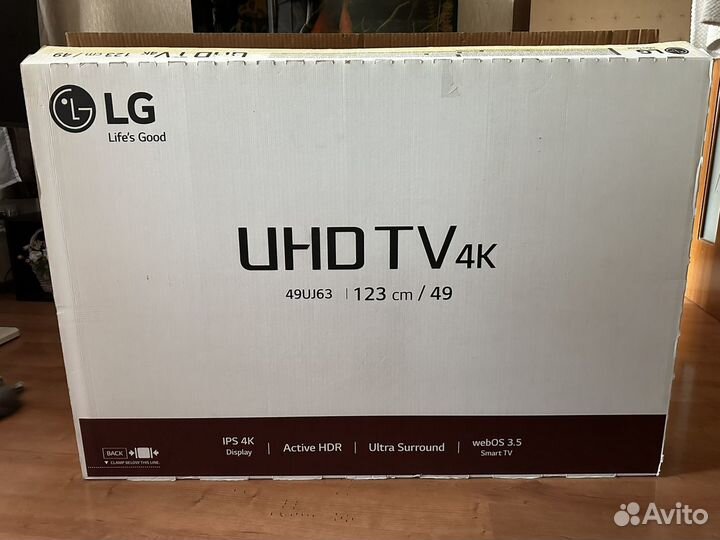 Телевизор LG 4k 123см/49