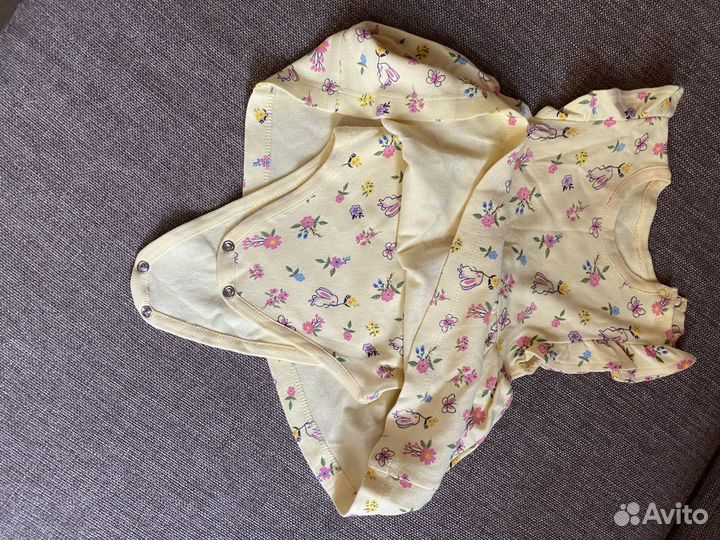 Платье боди для девочки 74