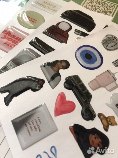 3D стикеры с вашим дизайном оптом