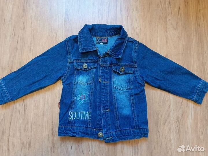 Джинсовая куртка детская