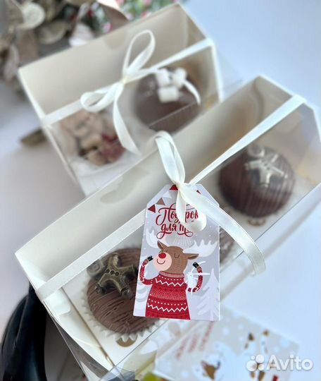 Шоколад ручной работы на Новый год