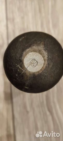 Гиря для весов, взвешивания, торговая, 2 кг, СССР