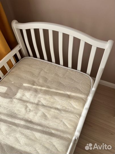 Детская кровать от 3 лет с ортопедическим матрасом