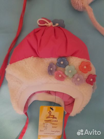 Шапочка для девочки новая