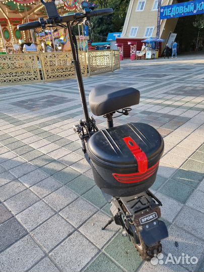 Электросамокат kugoo m5 с сиденьем и корфом