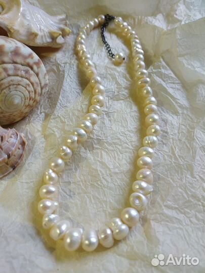 Натуральный жемчуг Жемчужные бусы