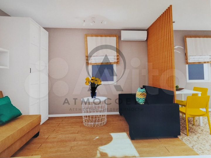 Квартира-студия, 30,8 м², 6/6 эт.