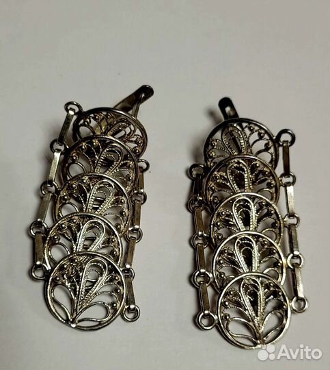 Серьги Серебро 925 пробы