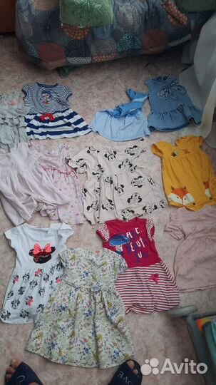 Вещи летние пакетом на девочку 2 года