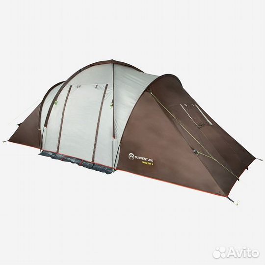 Новая палатка 4-местная Outventure Twin Sky 4