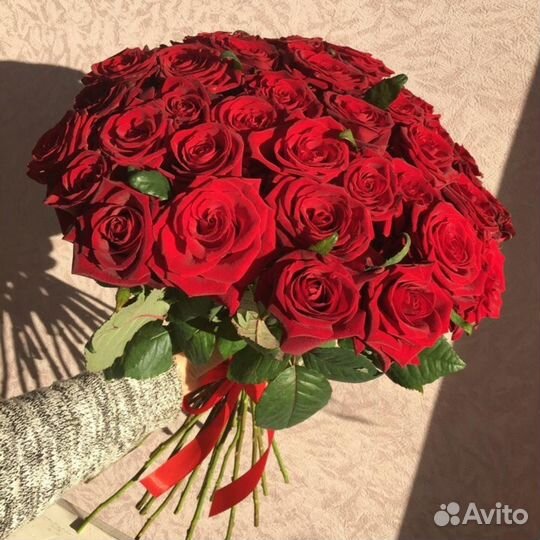 Букет 35 красных роз Букет Иркутск