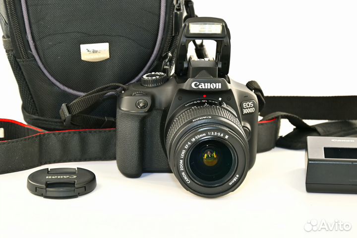 Canon EOS 3000D 18MP Kit 18-55 WI FI как новый