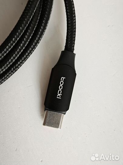 Кабель Toocki 100w USB Type-C, новый