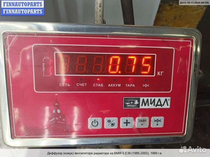 Диффузор вентилятора BMW 5 (E39), 1996 2.0 Бензин