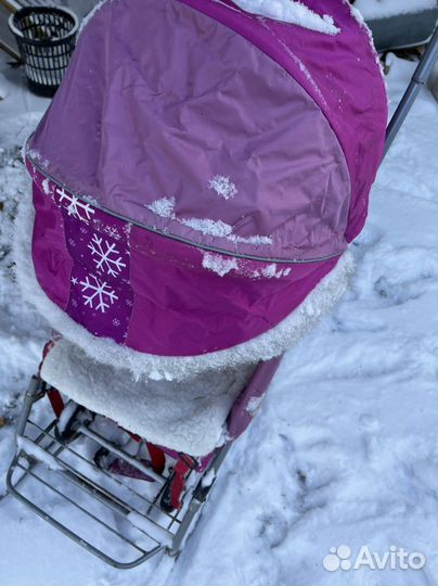 Коляска санки