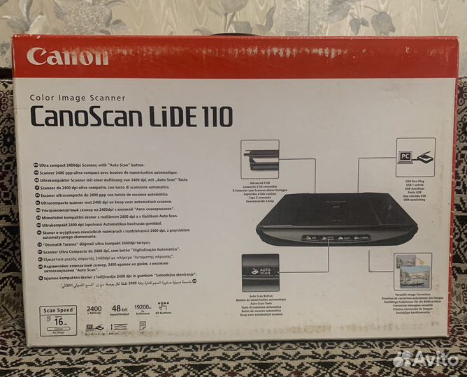Сканер Canon lide 110