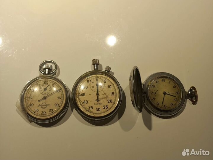 Секундомеры, часы СССР