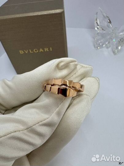 Кольцо женское bvlgari, без вставок