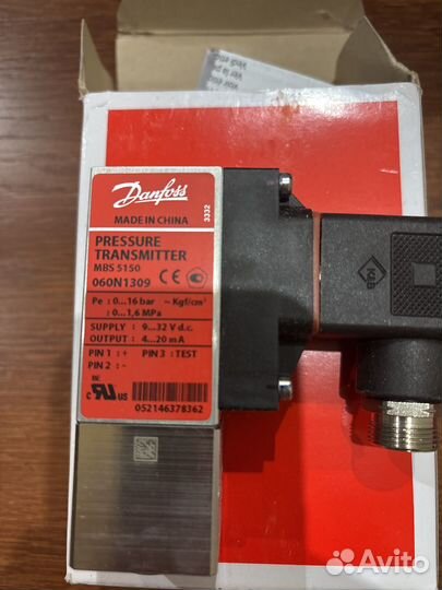 Преобразователь давления Danfoss