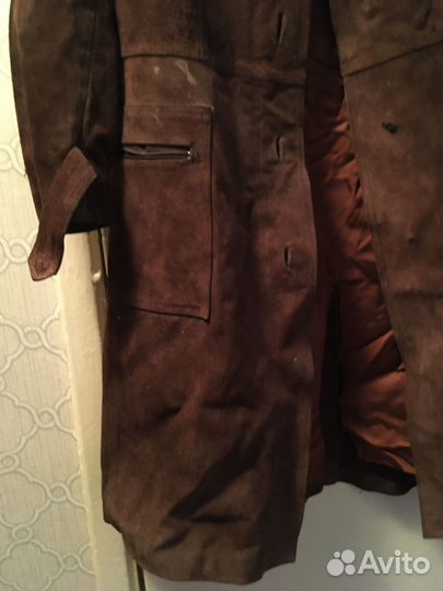 Пальто женское замшевое СССР винтаж