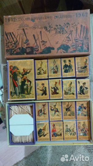 Спички сувенирные коллекционные, 6 наборов