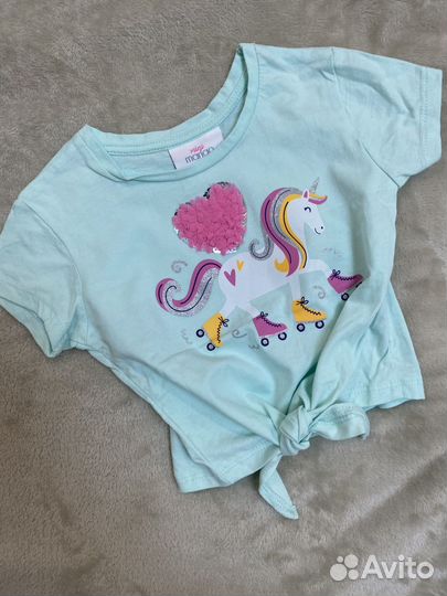 Футболка Mango для девочки 1,2,6лет (80,92,116)