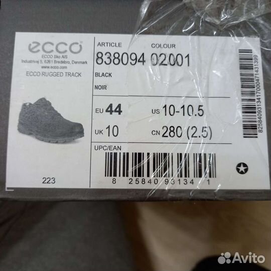 Полуботинки мужские ecco 40-43