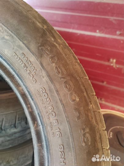 Летняя резина r16 205 60 бу