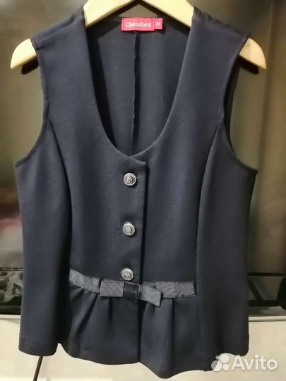 Жилетка школьная для девочки 122,128, 134, 140,158