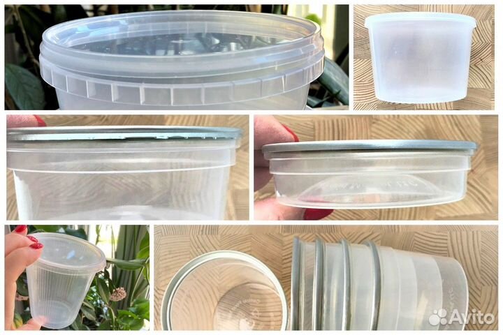 Контейнеры с крышкой (от 5р)