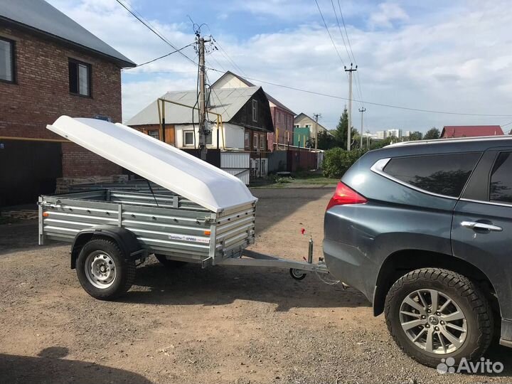 Прицеп легковой одноосный от мзса Арива