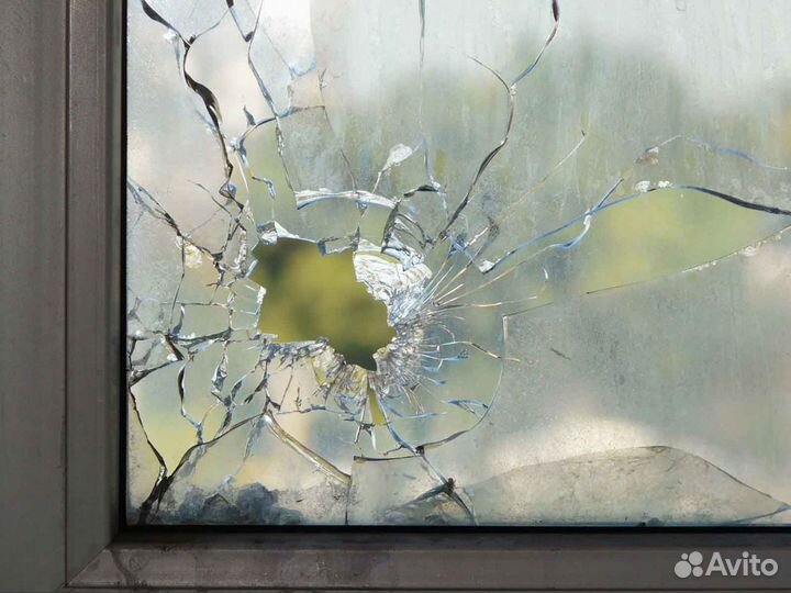 Ремонт окон, стеклопакет шумозащитный RAL6833