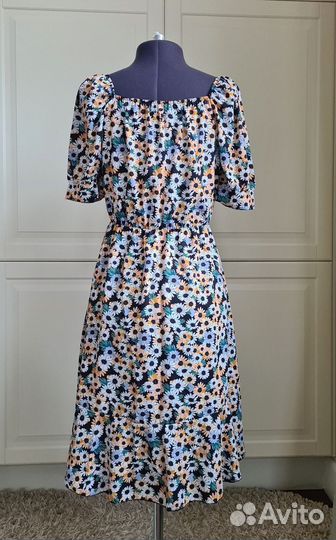 Италия Цветочное платье 42-44