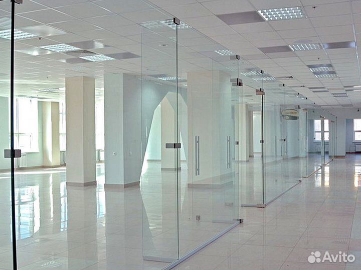 Офисные перегородки из стекла. Стеклянные перегоро