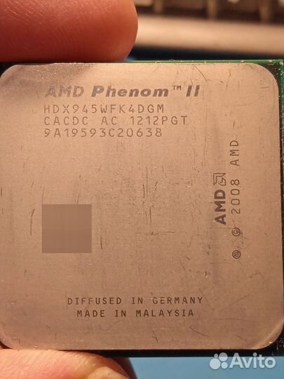 Процессор AMD Phenom II X4 945