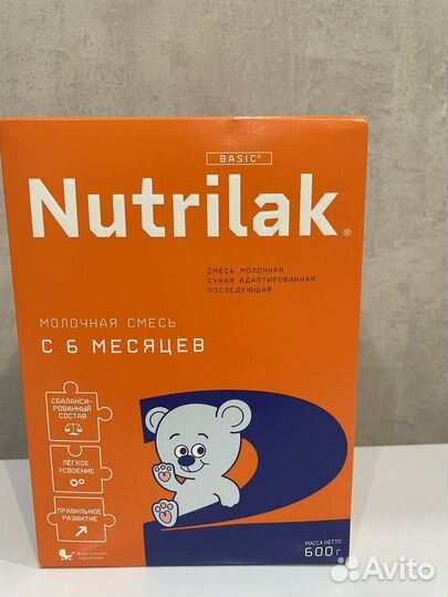 Смесь с 6 месяцев