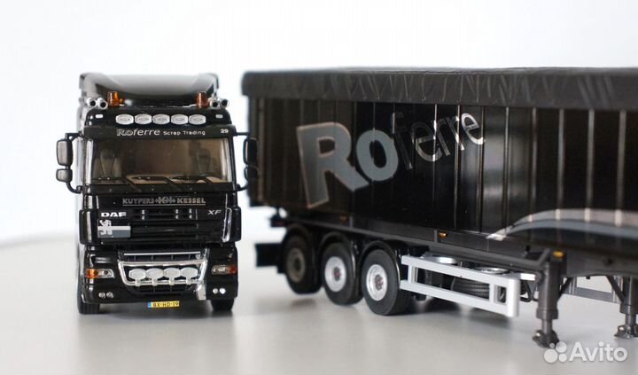 1/50 тягач DAF XF полуприцеп самосвал WSI раритет