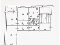 3-к. квартира, 65,5 м², 2/5 эт.