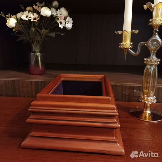 Деревянная шкатулка для украшений, ручная работа